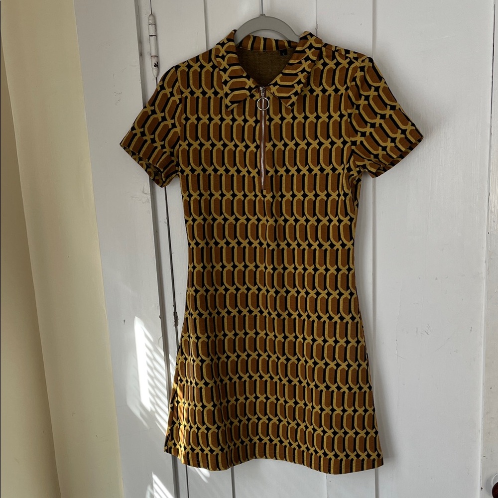 70s style mini dress